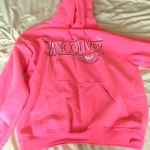 Hot Pink Vancouver Canada Sweatshirt